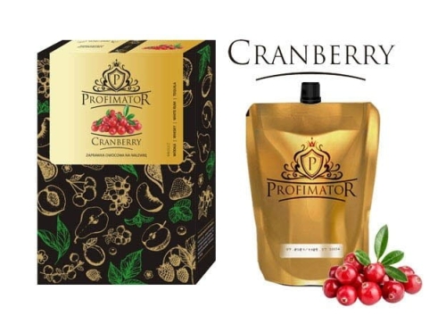 Zaprawka naturalna do alkoholu Żurawina 300ml (Cranberry)