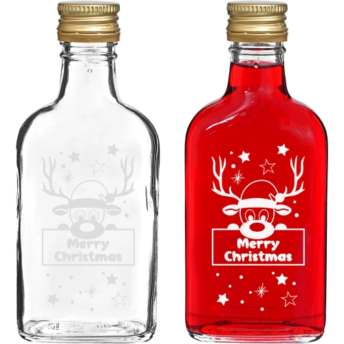Butelka RENIFER 200ml na bimber i nalewki z zakrętką