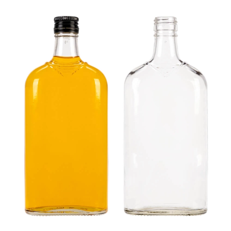 Butelka PŁASKA 500ml na bimber, nalewki z zakrętką