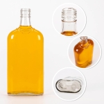 Butelka PŁASKA 500ml na bimber, nalewki z zakrętką