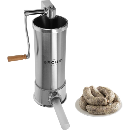 Nadziewarka, nadziewarka do kiełbasy, akcesoria do wyrobu wędlin, domowa kiełbasa, sprzęt do produkcji kiełbasy,