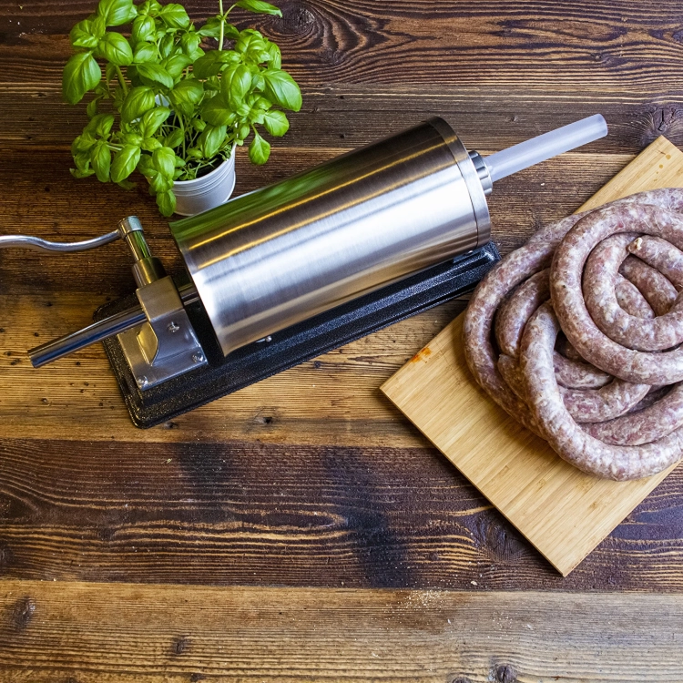 nadziewarka pozioma 5kg, jelita na kiełbasę, jak zrobić domową kiełbasę, kiełbasa domowa 2.webp
