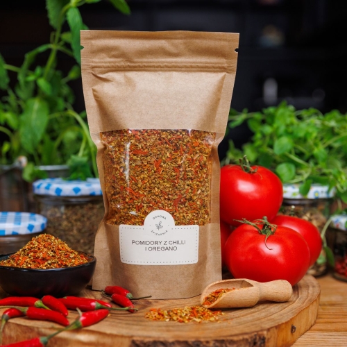 pomidory z chilli i oregano, sklep z przyprawami, przyprawy kielce, przyprawy