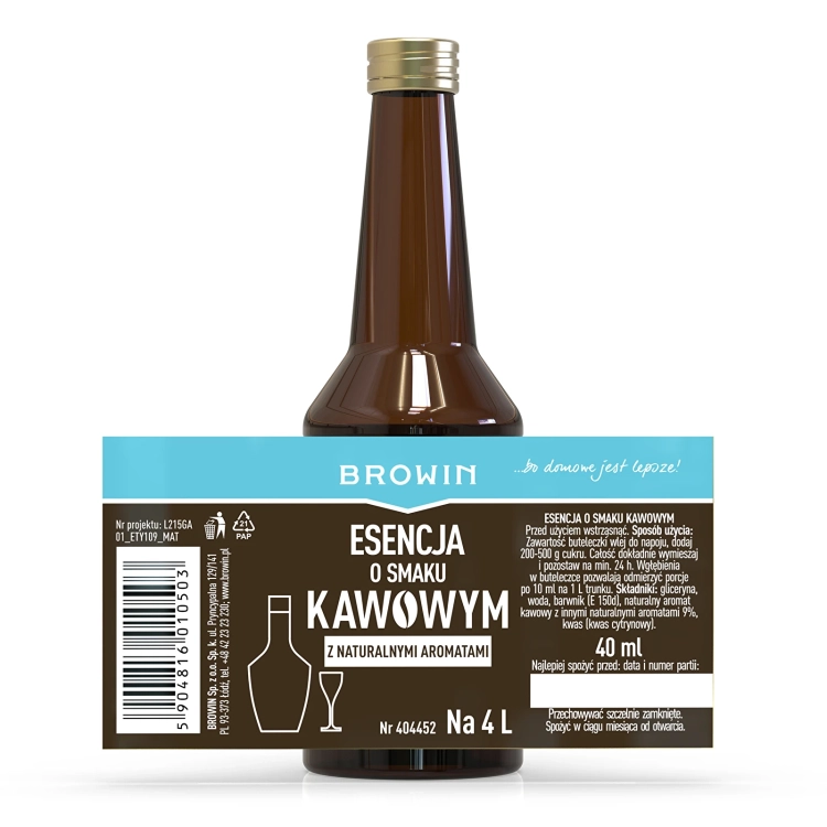 Zaprawka do alkoholu KAWA 40ml na 4l