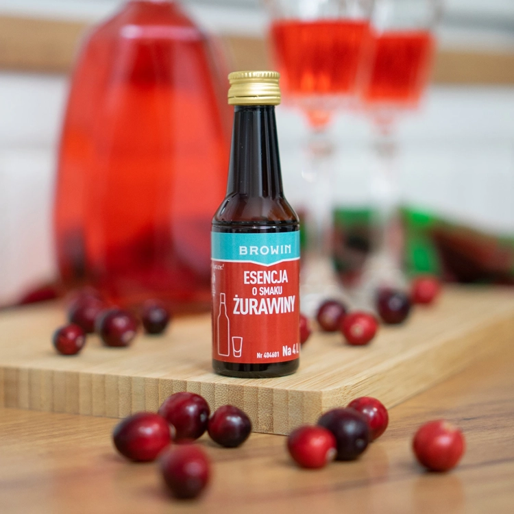 Zaprawka do alkoholu ŻURAWINA 40ml na 4l