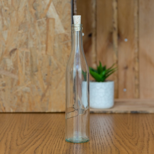 Butelka Suvenir 500ml z korkiem na nalewki, bimber, destylaty
