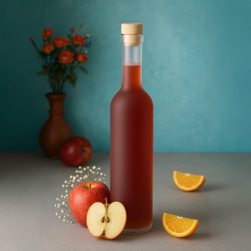 butelka futura 500ml szroniona, satynowa butelka na nalewkę, elegancka butelka do domowych alkoholi, butelka do cytrynówki (3).jpg