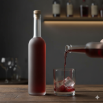 butelka futura 500ml szroniona, satynowa butelka na nalewkę, elegancka butelka do domowych alkoholi, butelka do cytrynówki (1).png