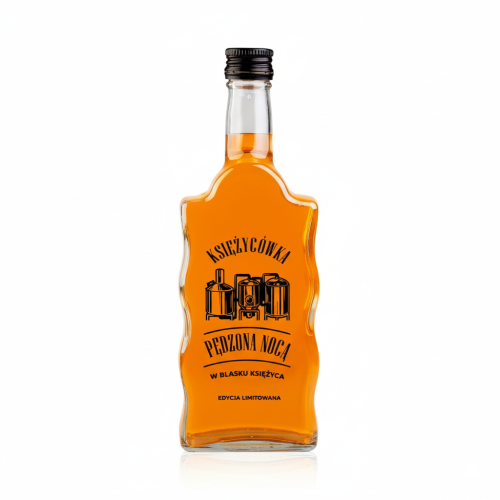 butelka fala 500ml księżycówka, butelka na bimber 500ml z nadrukiem księżycówka, szklana butelka fala do nalewek, ele.png