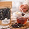 Czarna herbata liściasta z goji, smoczym owocem, melonem i bananem. Egzotyczna, aromatyczna kompozycja na bazie herbaty z Kenii. Wyprodukowano w Polsce.2.jpg
