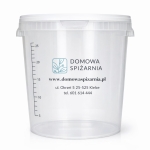 Przeźroczysty pojemnik fermentacyjny 30 l z pokrywą do domowej fermentacji piwa, wina i innych nastawów..jpg