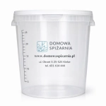 Pojemnik fermentacyjny 30l z pokrywą (przeźroczysty)