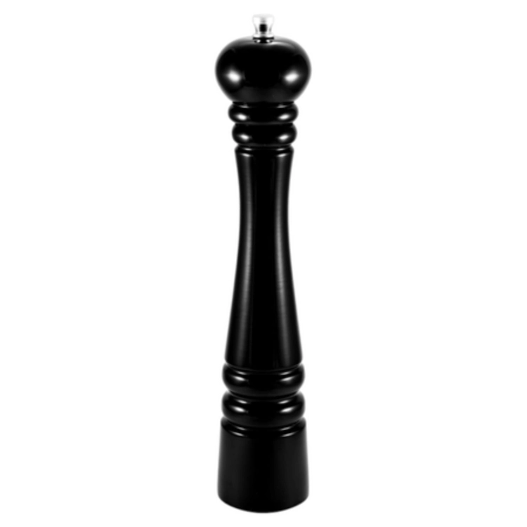 Młynek drewniany lakierowany 32cm CZARNY 2.jpg