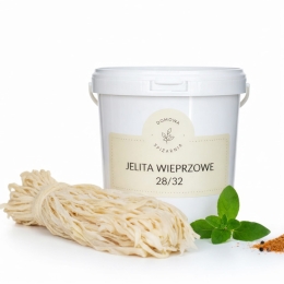 Jelita wieprzowe Europa, kaliber 28/32, 20mb, 20 pęczków