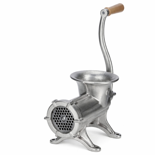 maszynka ręczna do mięsa, jelita do kiełbasy, jelita wieprzowe, jelita wołowe, domowe wędliny, akcesoria do wędzenia, maszynka żeliwna ALFA, polska produkcja2.jpg