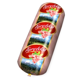 Osłonka termokurczliwa, barierowa, 115/73mm, 1mb z nadrukiem Tyrolska