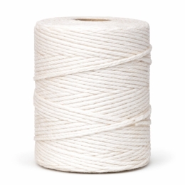 Przędza wędliniarska (dratwa, sznurek, szpagat, nici) nr 9, biała, 500g