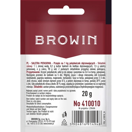 jelita do kiełbasy, jelita wieprzowe, jelita wołowe, domowe wędliny, akcesoria do wędzenia, domowe wędliny, saletra potasowa 100g 2.webp