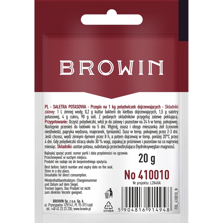 jelita do kiełbasy, jelita wieprzowe, jelita wołowe, domowe wędliny, akcesoria do wędzenia, domowe wędliny, saletra potasowa 100g 2.webp