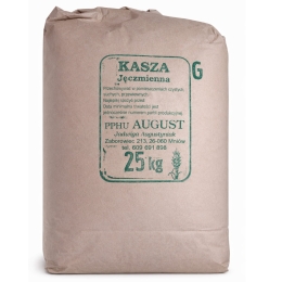 Kasza jęczmienna gruba 25kg