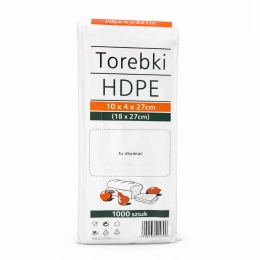 Torebki foliowe śniadaniowe 10x4x27cm