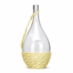 Butelka / karafka 2L FIASCO w oplocie na wino, nalewki