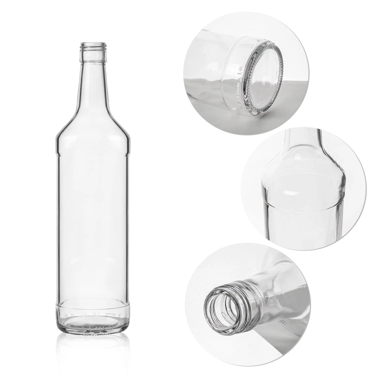 Butelka monopolowa na wódkę 1l z zakrętką, szklana butelka, butelka na sok, butelka na wino, butelka na whisky, butelka na piwo, butelka na nalewki, butelka3.jpg