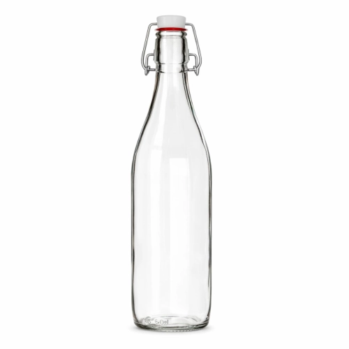 Butelka na cydr, sok, bimber i nalewki COSTOLATA 1l z pałąkiem, szklana butelka, butelka na sok, butelka na wino, butelka na whisky, butelka na piwo, butelka na nalewki, butelka.jpg