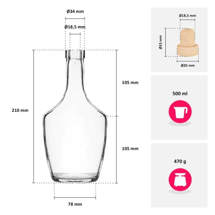 butelka 500ml koneser, butelka na alkohol, butelka na bimber, butelka na wino, butelka na nalewkę.jpg5.jpg