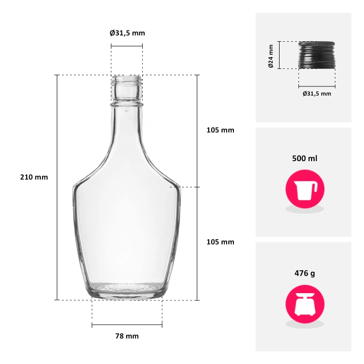 butelka 500ml koneser, butelka na alkohol, butelka na bimber, butelka na wino, butelka na nalewkę.jpg5.jpg