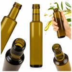 Butelka na oliwę DORICA 250ml oliwkowa (bez zakrętki)