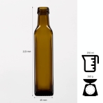 Butelka na oliwę MARASCA 750mL zielona, szklana butelka, butelka na sok, butelka na wino, butelka na whisky, butelka na piwo, butelka na nalewki, butelka5.jpg