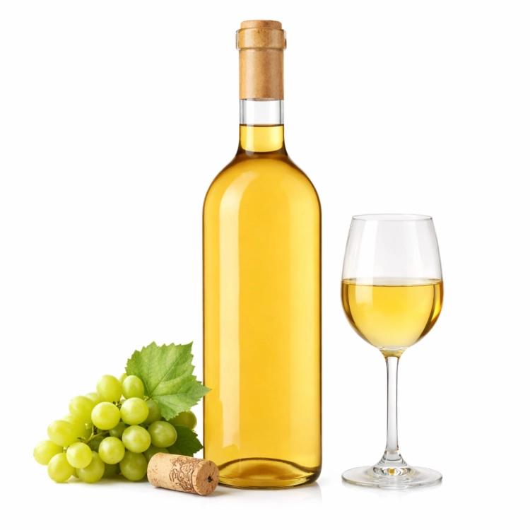 Butelka na wino BORDEAUX 750L biała, szklana butelka, butelka na sok, butelka na wino, butelka na whisky, butelka na piwo, butelka na nalewki, butelka.jpg