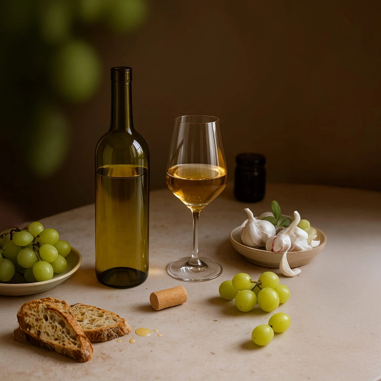 Butelka na wino BORDEAUX 750L biała, szklana butelka, butelka na sok, butelka na wino, butelka na whisky, butelka na piwo, butelka na nalewki, butelka2.jpg