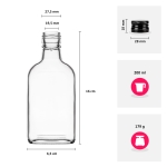 Butelka PIERSIÓWKA 200ml na bimber i nalewki z zakrętką 3.jpg