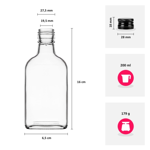 Butelka PIERSIÓWKA 200ml na bimber i nalewki z zakrętką 3.jpg