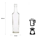 Butelka Walker 500ml z zakrętką na whisky, bimber, nalewki, szklana butelka, butelka na sok, butelka na wino, butelka na whisky, butelka na piwo, butelka na nalewki, butelka2.jpg