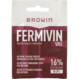 Drożdże do wina BROWIN Fermivin VR5 7g (wina czerwone)
