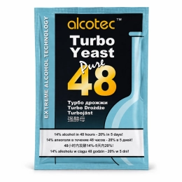 Drożdże gorzelnicze, do bimbru Alcotec 48 TURBO PURE 135g