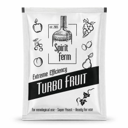 Drożdże gorzelnicze, do bimbru SpiritFerm TURBO FRUIT 40g (do nastawów owocowych)