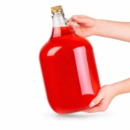 Gąsior DAMA, butelka na wino i bimber 5l z zakrętką