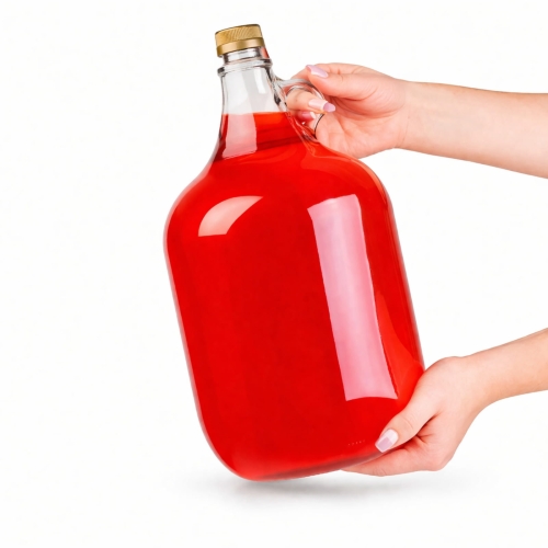 Gąsior DAMA, butelka na wino i bimber 5l z zakrętką 6.jpg