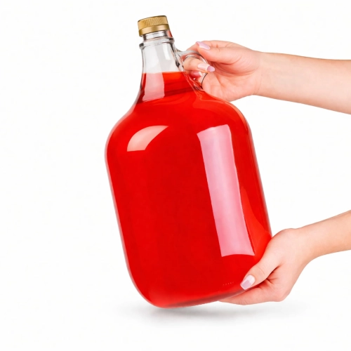 Gąsior DAMA, butelka na wino i bimber 5l z zakrętką 6.jpg