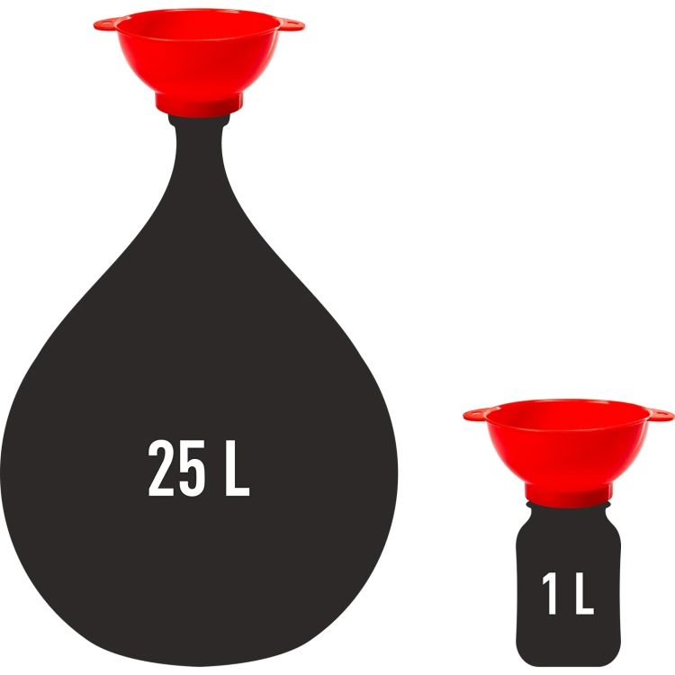 Lejek plastikowy do słoików i balonów 160 40 mm 1.webp
