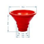 Lejek plastikowy do słoików 150 55 mm 4.webp