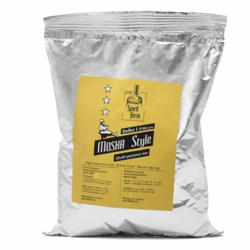 drożdże gorzelnicze, drożdże do bimbru, SpiritFerm MOSKVA STYLE, drożdże gorzelnicze 1,4 kg, drożdże do nastawu cukrowego, drożdże do fermentacji, mocne drożdże gorzelnicze, SpiritFerm.jpg