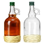 Galon, butelka na nalewki, bimber 0,5l z zakrętką w oplocie