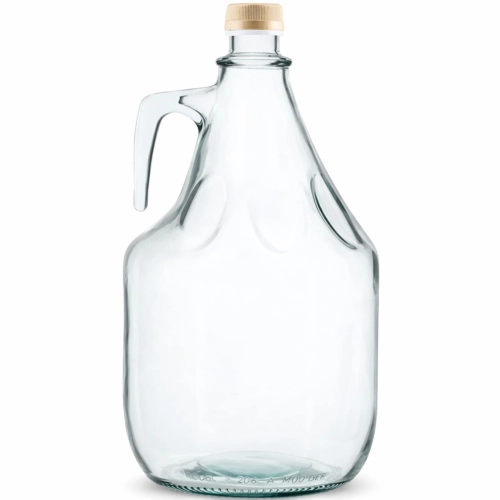 Gąsior DAMA, butelka na wino i bimber 3l z zakrętką.jpg