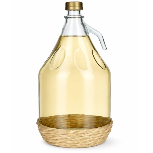 Gąsior DAMA, butelka na wino i bimber 3l z zakrętką.jpg