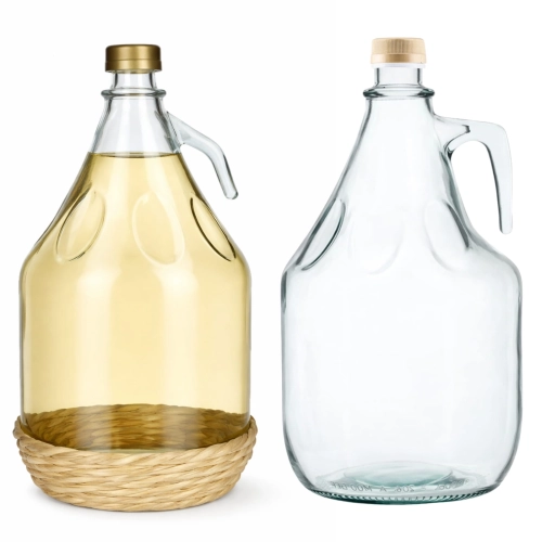 Gąsior DAMA, butelka na wino i bimber 3l z zakrętką2.jpg